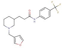 3-[1-(3-furylmethyl)-3-piperidinyl]-N-[4-(trifluoromethyl)phenyl]propanamide