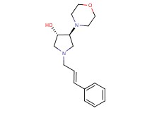 (3S*,4S*)-4-(4-morpholinyl)-1-[(2E)-3-phenyl-2-propen-1-yl]-3-pyrrolidinol