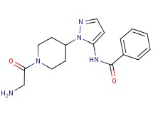 N-[1-(1-glycyl-4-piperidinyl)-1H-pyrazol-5-yl]benzamide hydrochloride