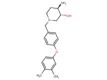 (3R*,4R*)-4-amino-1-[4-(3,4-dimethylphenoxy)benzyl]piperidin-3-ol
