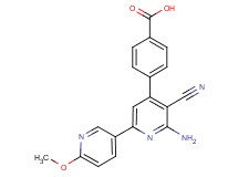 4-(6-amino-5-cyano-6'-methoxy-2,3'-bipyridin-4-yl)benzoic acid