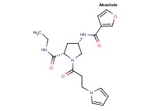 (4S)-N-ethyl-4-(3-furoylamino)-1-[3-(1H-pyrrol-1-yl)propanoyl]-L-prolinamide