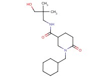 1-(cyclohexylmethyl)-N-(3-hydroxy-2,2-dimethylpropyl)-6-oxo-3-piperidinecarboxamide