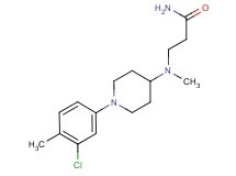 3-[[1-(3-chloro-4-methylphenyl)piperidin-4-yl](methyl)amino]propanamide