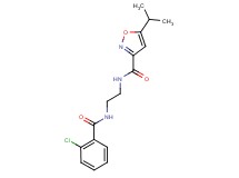 N-{2-[(2-chlorobenzoyl)amino]ethyl}-5-isopropyl-3-isoxazolecarboxamide