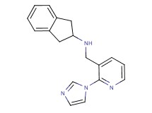 2,3-dihydro-1H-inden-2-yl{[2-(1H-imidazol-1-yl)-3-pyridinyl]methyl}amine