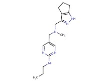 5-{[methyl(1,4,5,6-tetrahydrocyclopenta[c]pyrazol-3-ylmethyl)amino]methyl}-N-propylpyrimidin-2-amine