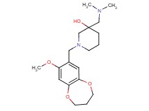 3-[(dimethylamino)methyl]-1-[(8-methoxy-3,4-dihydro-2H-1,5-benzodioxepin-7-yl)methyl]-3-piperidinol
