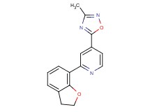 2-(2,3-dihydro-1-benzofuran-7-yl)-4-(3-methyl-1,2,4-oxadiazol-5-yl)pyridine
