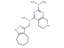 N~4~-(1,4,5,6,7,8-hexahydrocyclohepta[c]pyrazol-3-ylmethyl)-N~2~,N~2~,N~4~-trimethyl-5,6,7,8-tetrahydropyrido[3,4-d]pyrimidine-2,4-diamine