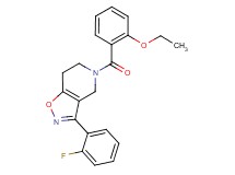 5-(2-ethoxybenzoyl)-3-(2-fluorophenyl)-4,5,6,7-tetrahydroisoxazolo[4,5-c]pyridine
