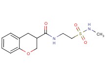 N-{2-[(methylamino)sulfonyl]ethyl}chromane-3-carboxamide