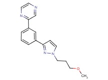 2-{3-[1-(3-methoxypropyl)-1H-pyrazol-3-yl]phenyl}pyrazine