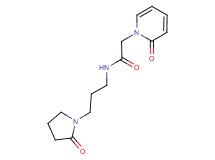 2-(2-oxopyridin-1(2H)-yl)-N-[3-(2-oxopyrrolidin-1-yl)propyl]acetamide