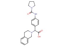 3,4-dihydroisoquinolin-2(1H)-yl{4-[(pyrrolidin-1-ylcarbonyl)amino]phenyl}acetic acid