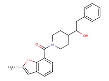 1-{1-[(2-methyl-1-benzofuran-7-yl)carbonyl]-4-piperidinyl}-2-phenylethanol