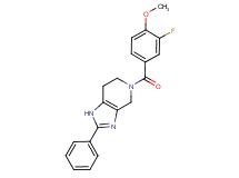 5-(3-fluoro-4-methoxybenzoyl)-2-phenyl-4,5,6,7-tetrahydro-1H-imidazo[4,5-c]pyridine