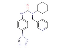N-cyclohexyl-N-(pyridin-3-ylmethyl)-N'-[4-(1H-tetrazol-1-yl)phenyl]urea