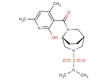 rel-(1R,5R)-6-[(2-hydroxy-4,6-dimethyl-3-pyridinyl)carbonyl]-N,N-dimethyl-3,6-diazabicyclo[3.2.2]nonane-3-sulfonamide