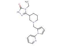 4-ethyl-5-{1-[(1-pyridin-2-yl-1H-pyrrol-2-yl)methyl]piperidin-3-yl}-2,4-dihydro-3H-1,2,4-triazol-3-one