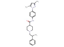 N-[4-(3,5-dimethyl-1H-pyrazol-1-yl)phenyl]-1-(2-phenylpropyl)-4-piperidinecarboxamide