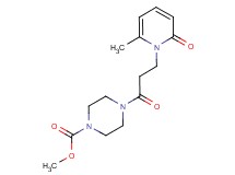 methyl 4-[3-(6-methyl-2-oxopyridin-1(2H)-yl)propanoyl]piperazine-1-carboxylate