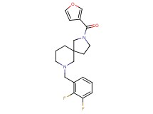 7-(2,3-difluorobenzyl)-2-(3-furoyl)-2,7-diazaspiro[4.5]decane