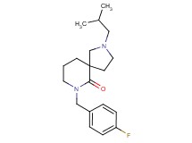 7-(4-fluorobenzyl)-2-isobutyl-2,7-diazaspiro[4.5]decan-6-one