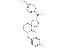 7-(4-fluorobenzyl)-2-(4-methylbenzoyl)-2,7-diazaspiro[4.5]decan-6-one