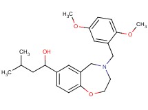1-[4-(2,5-dimethoxybenzyl)-2,3,4,5-tetrahydro-1,4-benzoxazepin-7-yl]-3-methyl-1-butanol