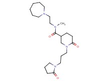N-[2-(1-azepanyl)ethyl]-N-methyl-6-oxo-1-[3-(2-oxo-1-pyrrolidinyl)propyl]-3-piperidinecarboxamide