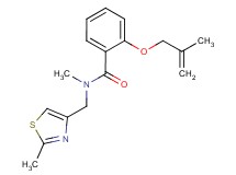 N-methyl-2-[(2-methylprop-2-en-1-yl)oxy]-N-[(2-methyl-1,3-thiazol-4-yl)methyl]benzamide