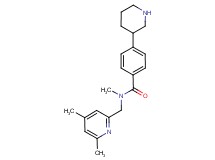 N-[(4,6-dimethylpyridin-2-yl)methyl]-N-methyl-4-piperidin-3-ylbenzamide