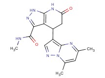 4-(5,7-dimethylpyrazolo[1,5-a]pyrimidin-3-yl)-N-methyl-6-oxo-4,5,6,7-tetrahydro-1H-pyrazolo[3,4-b]pyridine-3-carboxamide