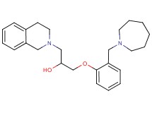 1-[2-(1-azepanylmethyl)phenoxy]-3-(3,4-dihydro-2(1H)-isoquinolinyl)-2-propanol