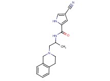 4-cyano-N-[2-(3,4-dihydroisoquinolin-2(1H)-yl)-1-methylethyl]-1H-pyrrole-2-carboxamide