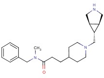 3-{1-[rel-(1R,5S,6r)-3-azabicyclo[3.1.0]hex-6-ylmethyl]-4-piperidinyl}-N-benzyl-N-methylpropanamide dihydrochloride