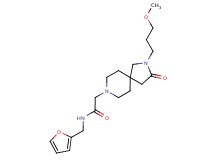 N-(2-furylmethyl)-2-[2-(3-methoxypropyl)-3-oxo-2,8-diazaspiro[4.5]dec-8-yl]acetamide