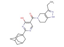 2-(1-adamantyl)-5-[(3-ethyl-1,4,6,7-tetrahydro-5H-pyrazolo[4,3-c]pyridin-5-yl)carbonyl]pyrimidin-4-ol