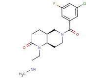 (4aS*,8aR*)-6-(3-chloro-5-fluorobenzoyl)-1-[2-(methylamino)ethyl]octahydro-1,6-naphthyridin-2(1H)-one