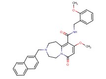 9-methoxy-N-(2-methoxybenzyl)-3-(2-naphthylmethyl)-7-oxo-1,2,3,4,5,7-hexahydropyrido[1,2-d][1,4]diazepine-10-carboxamide