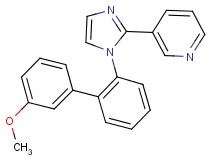 3-[1-(3'-methoxybiphenyl-2-yl)-1H-imidazol-2-yl]pyridine