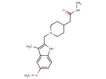 2-{1-[(5-methoxy-3-methyl-1H-indol-2-yl)methyl]piperidin-4-yl}-N-methylacetamide