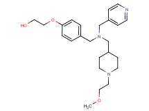 2-(4-{[{[1-(2-methoxyethyl)-4-piperidinyl]methyl}(4-pyridinylmethyl)amino]methyl}phenoxy)ethanol