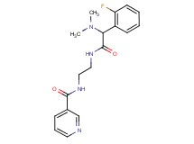 N-(2-{[2-(dimethylamino)-2-(2-fluorophenyl)acetyl]amino}ethyl)nicotinamide