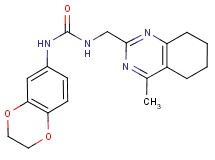 N-(2,3-dihydro-1,4-benzodioxin-6-yl)-N'-[(4-methyl-5,6,7,8-tetrahydroquinazolin-2-yl)methyl]urea