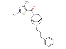 4-methyl-5-{[(1S*,5R*)-3-(3-phenylpropyl)-3,6-diazabicyclo[3.2.2]non-6-yl]carbonyl}-1,3-thiazol-2-amine