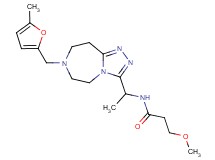 3-methoxy-N-(1-{7-[(5-methyl-2-furyl)methyl]-6,7,8,9-tetrahydro-5H-[1,2,4]triazolo[4,3-d][1,4]diazepin-3-yl}ethyl)propanamide