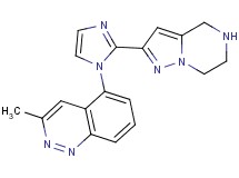 3-methyl-5-[2-(4,5,6,7-tetrahydropyrazolo[1,5-a]pyrazin-2-yl)-1H-imidazol-1-yl]cinnoline hydrochloride