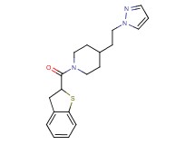1-(2,3-dihydro-1-benzothien-2-ylcarbonyl)-4-[2-(1H-pyrazol-1-yl)ethyl]piperidine